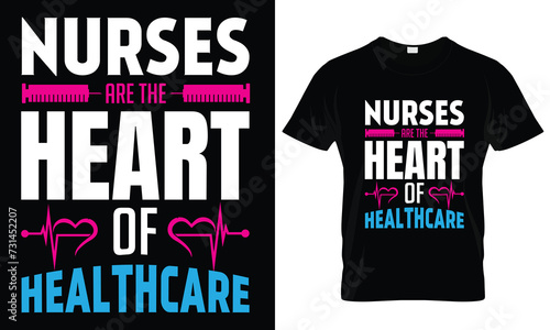 Nurse, Typography T-shirt Design