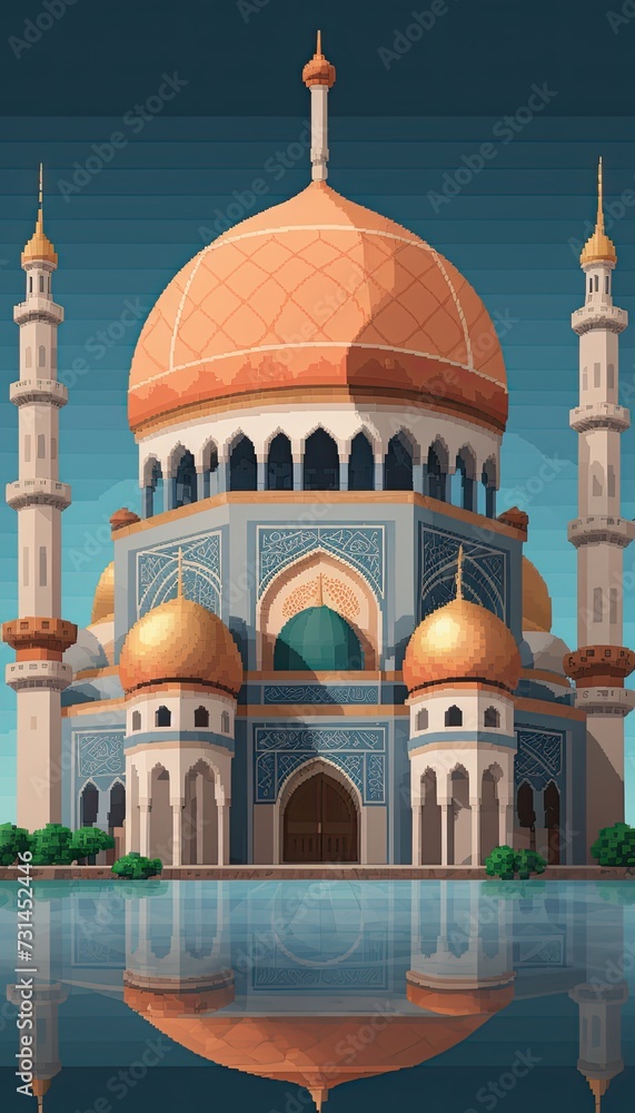 Fototapeta premium the new design mosque