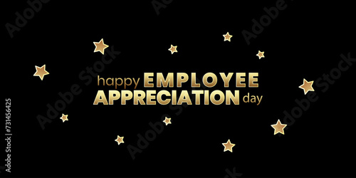 Employee Appreciation Day. Template for background, banner, card, poster