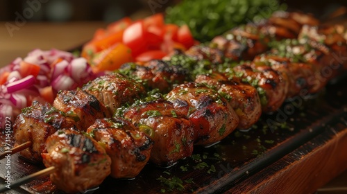 Sizzling Kebab Selection  A Culinary Adventure