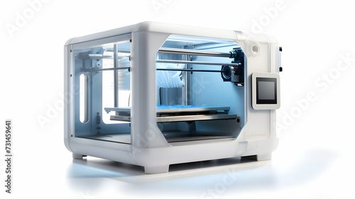 3D printer in action a futuristic image