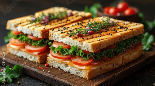 Square Bread Sandwich: Simple and Satisfying