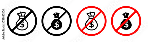 Economic Ethics Line Icon. Fiscal Responsibility icon in black and white color.