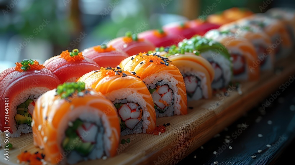 Fresh Sushi Roll: Taste the Ocean's Bounty