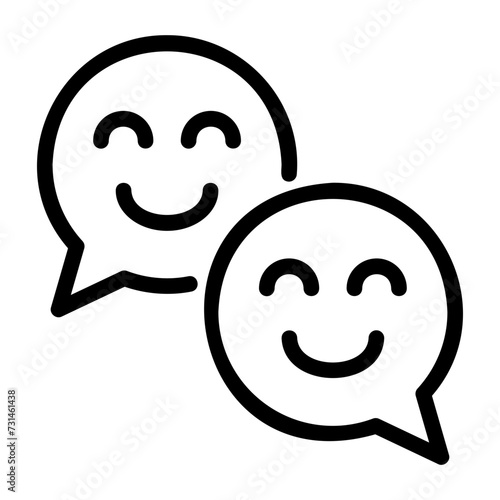 reaction outline icon