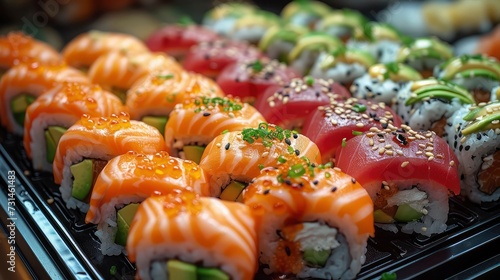 Fresh Sushi Roll: Taste the Ocean's Bounty