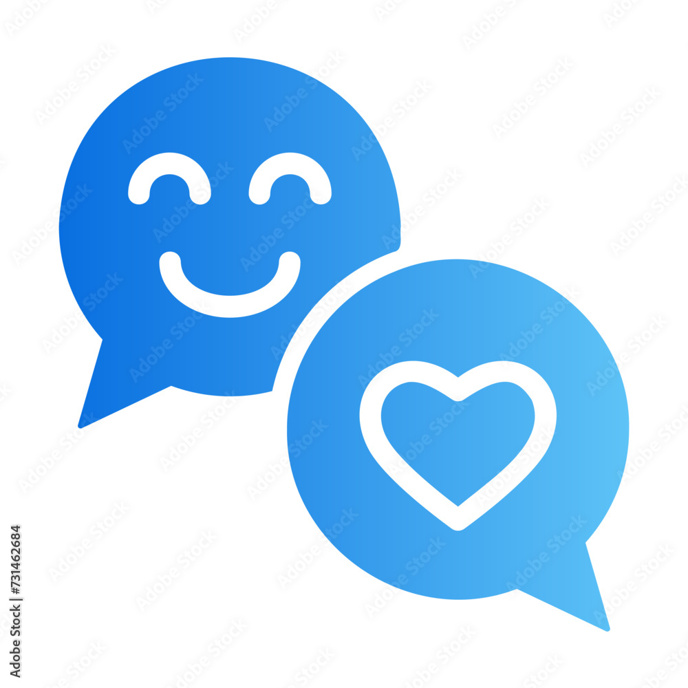 feedback gradient icon feedback gradient icon