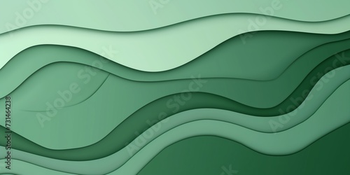 Abstract Green Waves