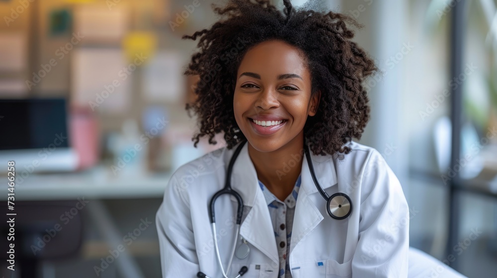 Confident Doctor with Welcoming Smile, radiant young doctor exudes confidence and warmth, her welcoming smile a symbol of compassionate healthcare and professionalism Confident Doctor with Welcoming Smile, radiant young doctor exudes confidence and warmth, her welcoming smile a symbol of compassionate healthcare and professionalism