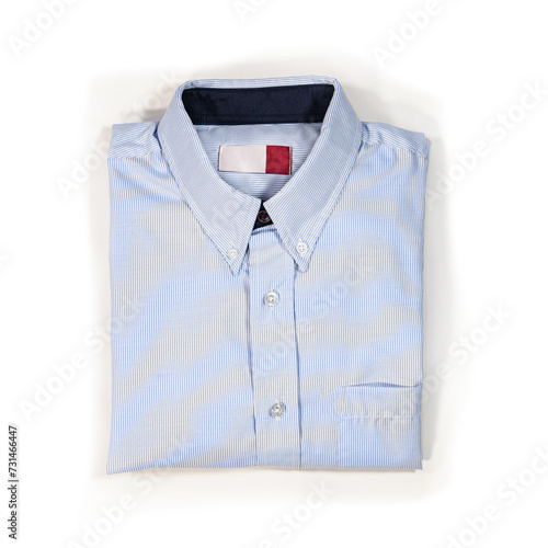 blue shirt isolated on white © BlackCat13