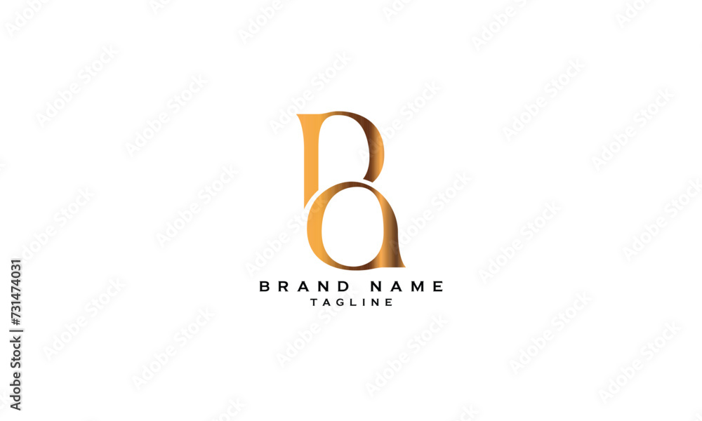BA, AB, Abstract initial monogram letter alphabet logo design BA, AB, Abstract initial monogram letter alphabet logo design