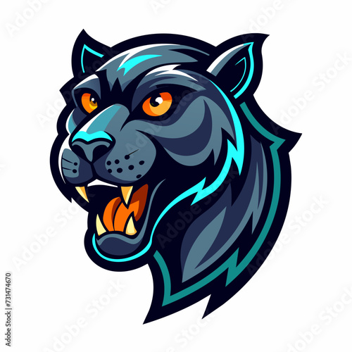 Panther Head logo  panther 