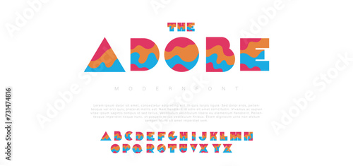 Adobe crypto colorful stylish small alphabet letter logo design.