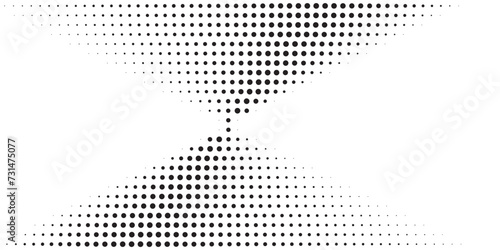 Background with monochrome dotted texture. Polka dot pattern template. Background with black dots - stock vector dots background abstract dost shape