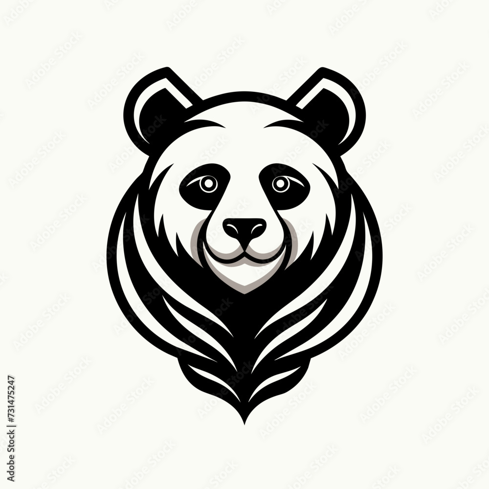 Panda logo design Panda logo design