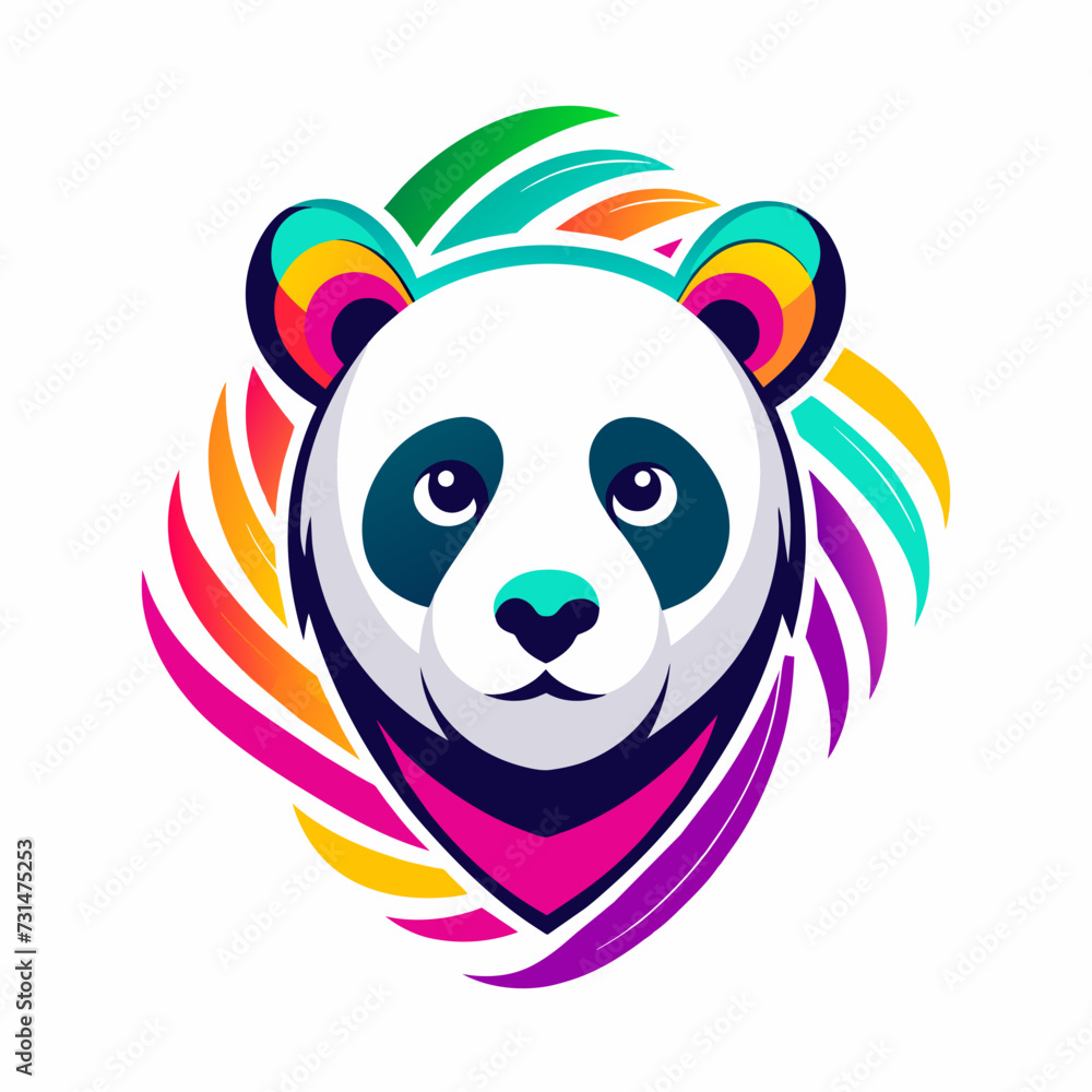 Panda logo design Panda logo design