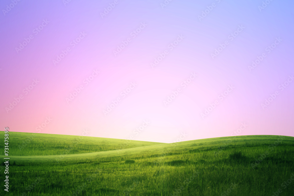 empty lawn at blue sky nature background empty lawn at blue sky nature background