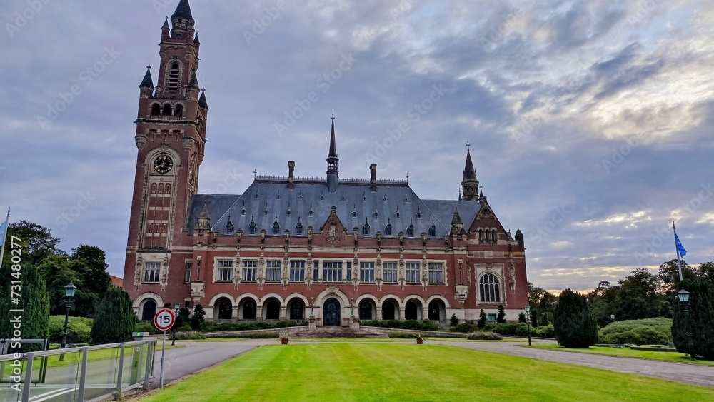 International Court of Justice in the Hague, Netherlands. International Court of Justice in the Hague, Netherlands.