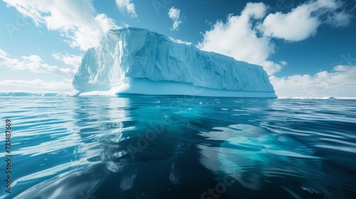 Iceberg in the ocean