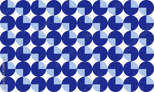 seamless pattern with blue circles, seamless pattern with two tone blue and white circle and diamond shape design for fabric print or t-shirt print, wallpaper