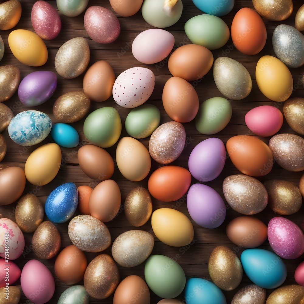 Easter eggs on wood background Easter eggs on wood background