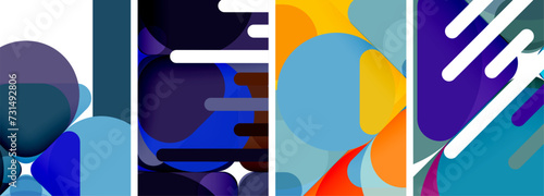 Geometric elements abstract backgrounds for wallpaper, business card, cover, poster, banner, brochure, header, website