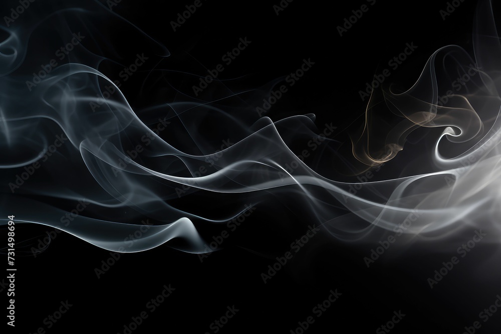 Luxury Smoke: Elegant Dark Background for Premium Atmosphere Luxury Smoke: Elegant Dark Background for Premium Atmosphere