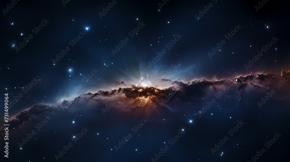 Star system background in the sky, 3D collection of stars in the universe Star system background in the sky, 3D collection of stars in the universe