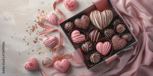 heart shaped chocolates