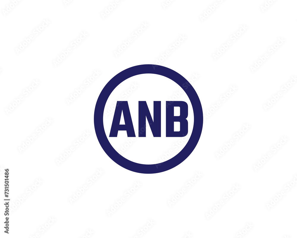ANB Logo design vector template ANB Logo design vector template