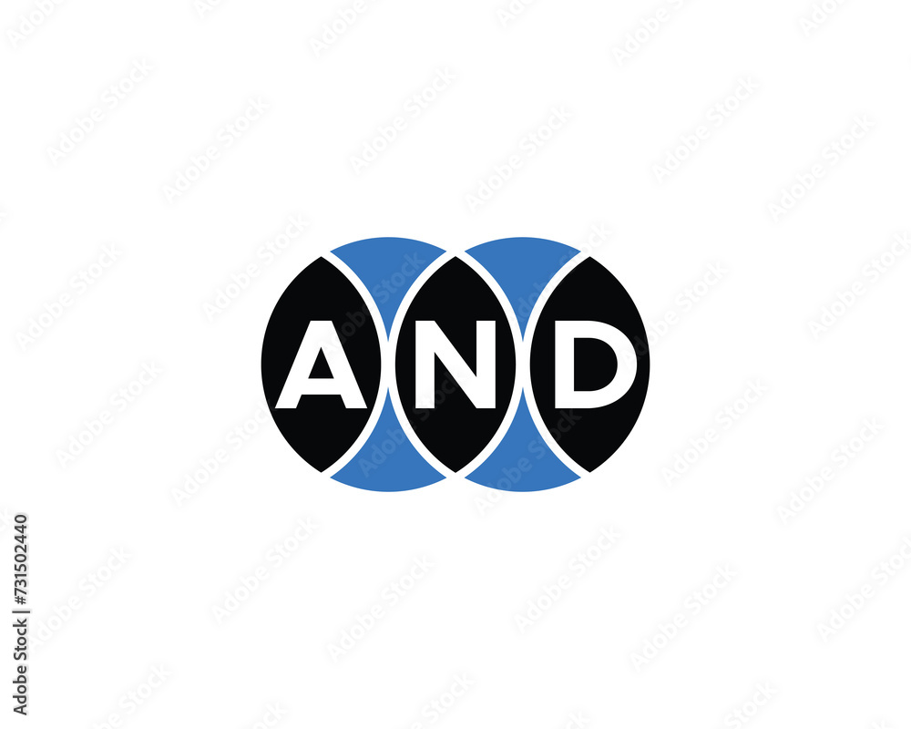 AND logo design vector template AND logo design vector template