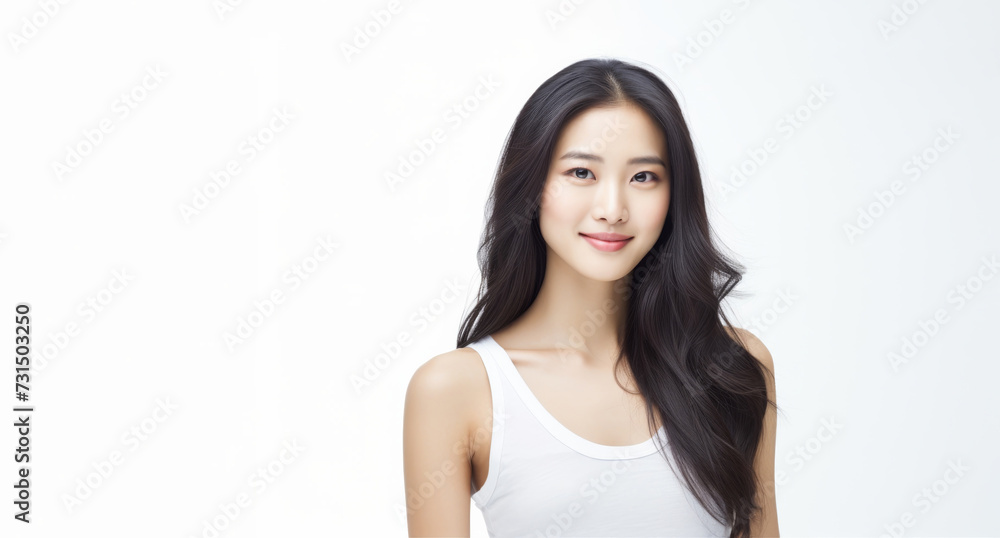 Sweet little girl donning comfy vest lingerie, posing with confidence on a clean white surface. Generative AI. Sweet little girl donning comfy vest lingerie, posing with confidence on a clean white surface. Generative AI.