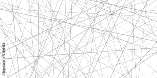 abstract black lines with white background.Creative and geometric shape with white luxury pattern and paper texture design in illustration with white line background.