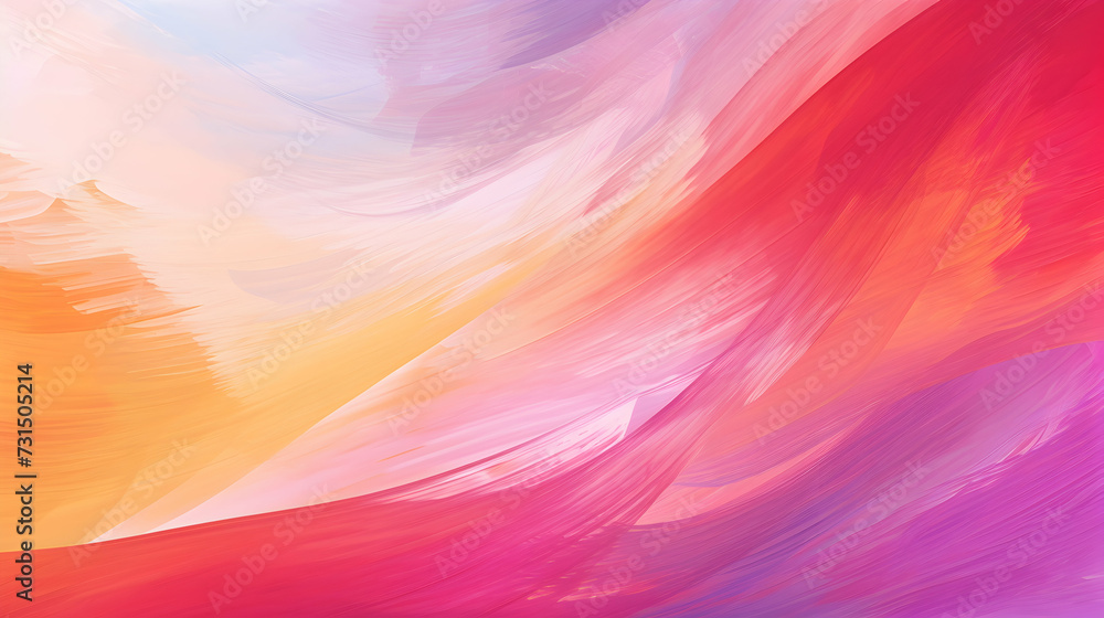 Colorful Brushstroke Wallpaper Background with Vibrant Tones