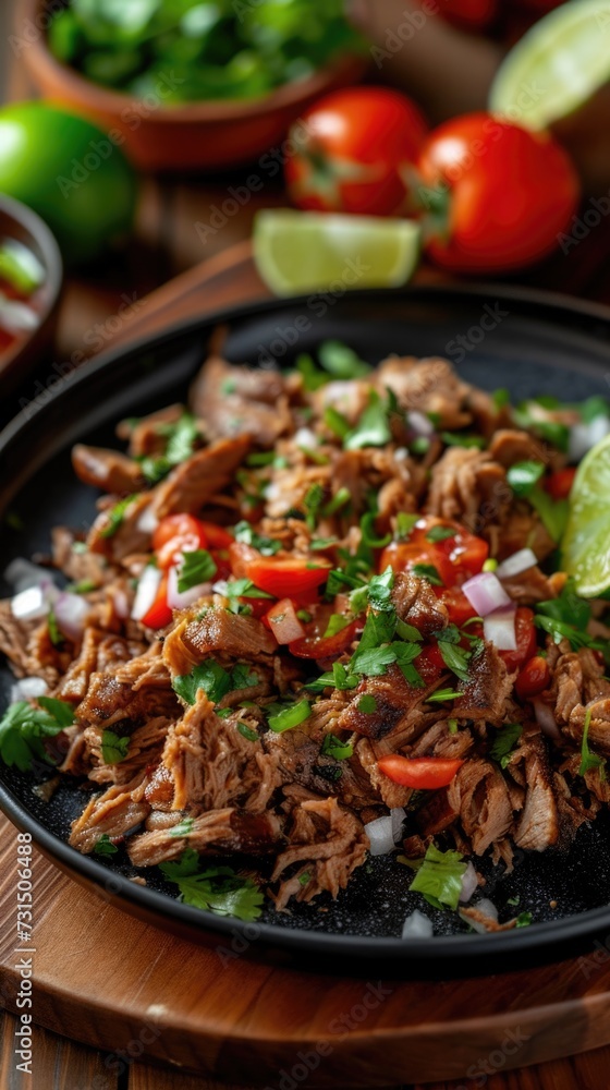 Carnitas. Mexican food. Food background Carnitas. Mexican food. Food background