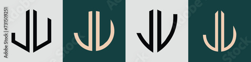 Creative simple Initial Letters JU Logo Designs Bundle. Free Download Creative simple Initial Letters JU Logo Designs Bundle. - GFXLoad