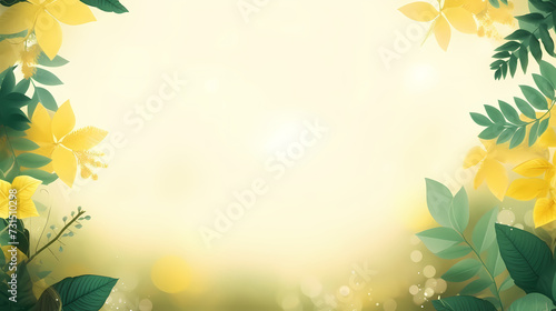Spring background  green natural rustic background