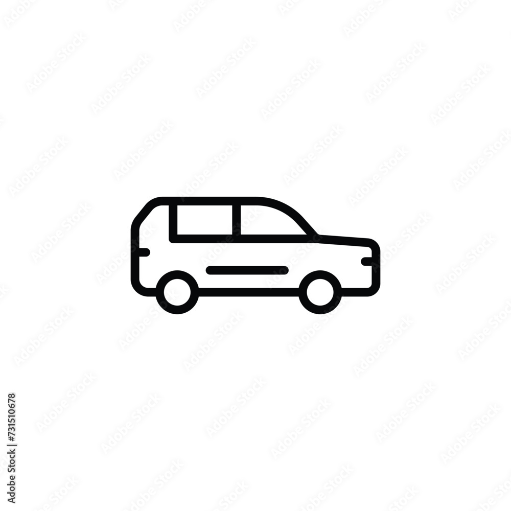 Obraz premium Car icon vector