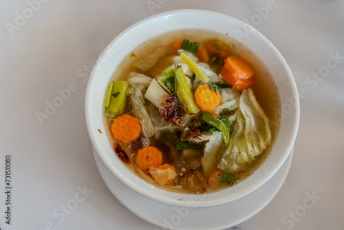 Indonesian Chicken & Vegetables Soup