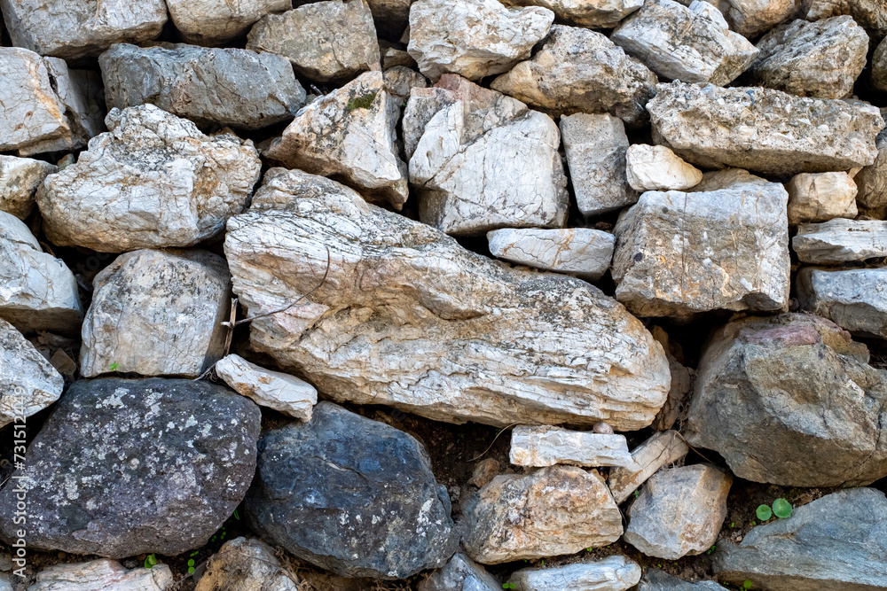 Stone walls in poor village in Turkey. Stone walls in poor village in Turkey.