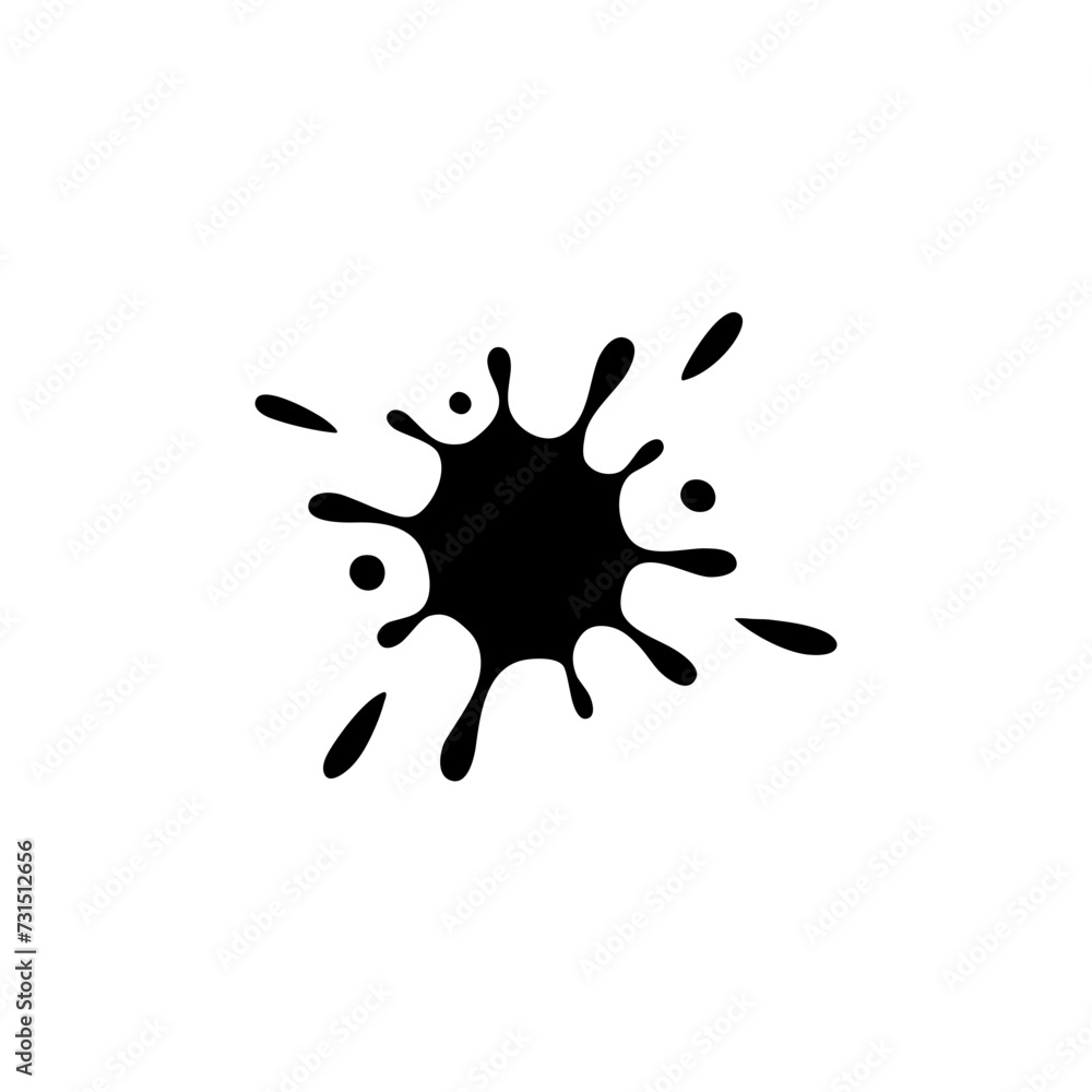 Black Ink Splash Black Ink Splash