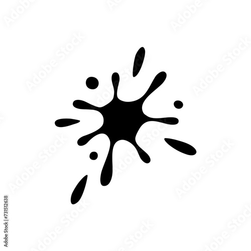 Black Ink Splash 