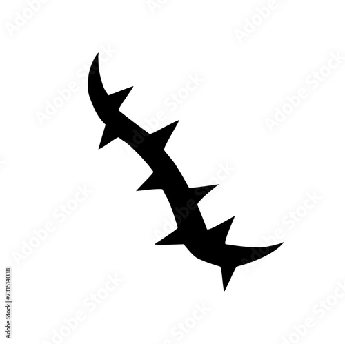 Thorns Silhouette Illustration 