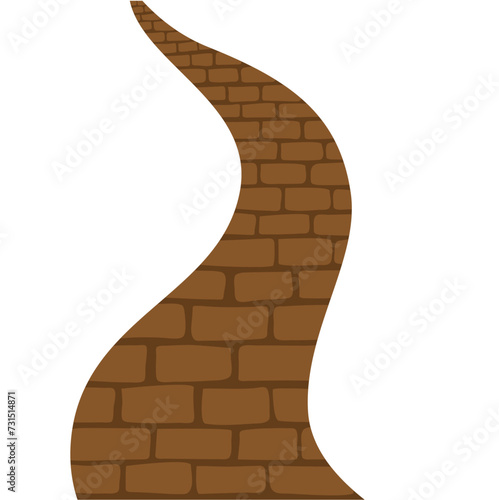 Brick Road Illustration 