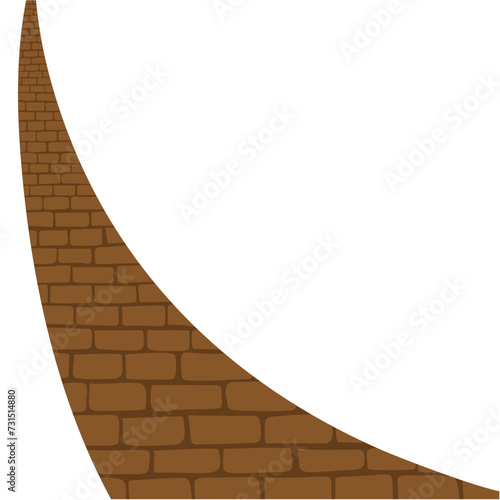 Brick Road Illustration 