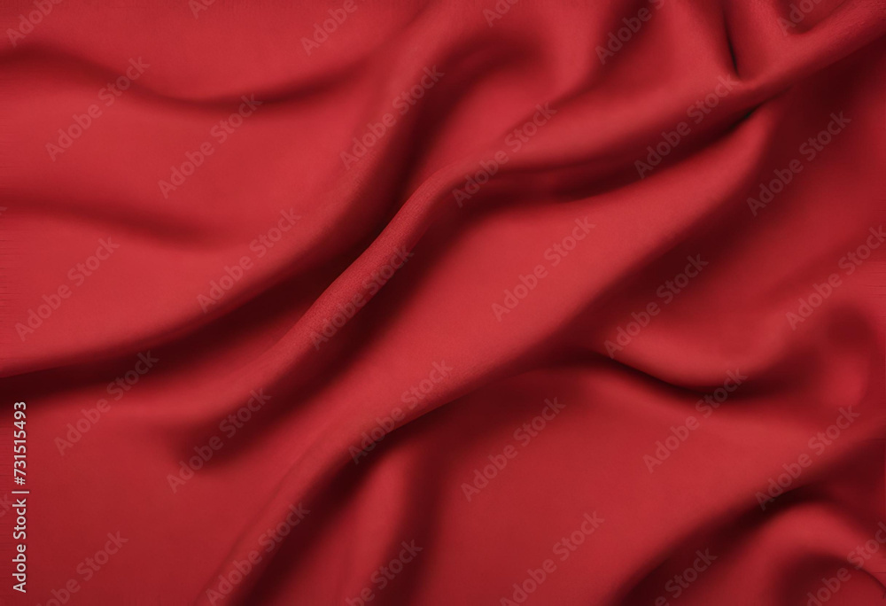 Luxury red satin fabric cloth abstract background, Red fabric texture background Luxury red satin fabric cloth abstract background, Red fabric texture background