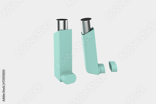 mint inhalers on white background clip art preview