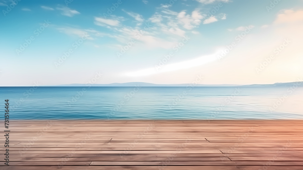 Obraz premium Empty concrete floor, universal minimalist background for presentations