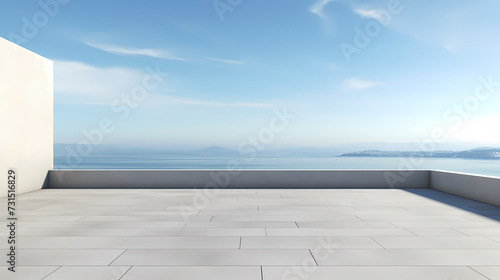 Beautiful and simple concrete floor background © jiejie
