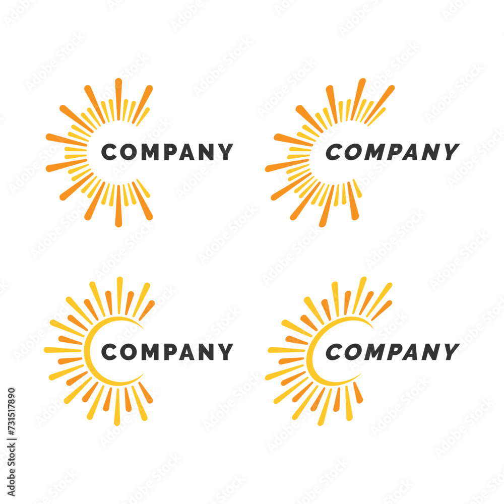 Fototapeta premium Circle logo template. Circular icon design